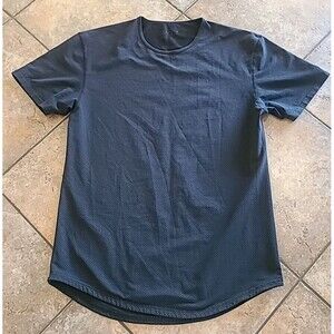 Bylt Basics Shirt Mens L Large Black Crew Short Sleeve Lux Drop Cut Tee Casual